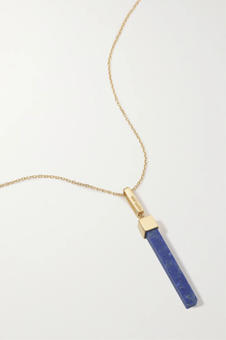 유럽직배송 마테오 목걸이 MATEO 14-karat gold lapis lazuli necklace 1647597283747062