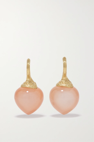 유럽직배송 올레 링가드 코펜하겐 귀걸이 OLE LYNGGAARD COPENHAGEN Dew Drops Small 18-karat gold moonstone earrings 1647597288556727