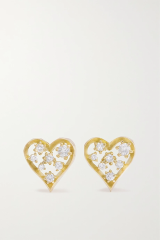 유럽직배송 제이드트라우 귀걸이 JADE TRAU Margot 18-karat gold diamond earrings 46376663162819399