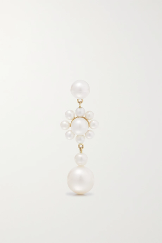 유럽직배송 소피빌리브라헤 귀걸이 SOPHIE BILLE BRAHE Petite Marguerite de Mariage 14-karat gold pearl single earring 1647597277698197