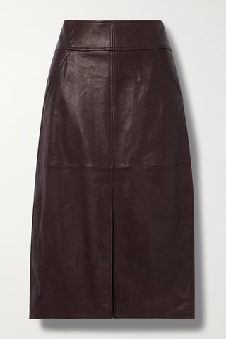 유럽직배송 베로니카비어드 스커트 VERONICA BEARD Sorvino paneled leather midi skirt 46376663162632177