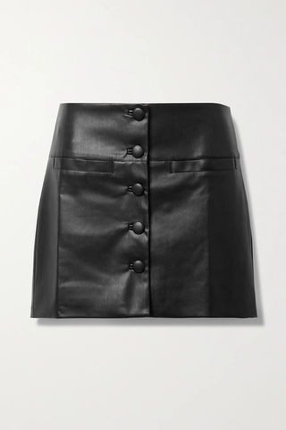 유럽직배송 프로엔자슐러화이트라벨 미니스커트 PROENZA SCHOULER WHITE LABEL Faux leather mini skirt 43769801098323943