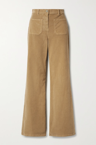 유럽직배송 닐리로탄 팬츠 NILI LOTAN Florence cotton-blend corduroy flared pants 38063312418892812