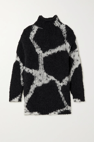 유럽직배송 드리스반노튼 스웨터 DRIES VAN NOTEN Jacquard-knit turtleneck sweater 46376663162418892