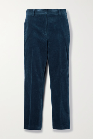 유럽직배송 아크리스 팬츠 AKRIS Flavin cropped cotton-blend corduroy straight-leg pants 46376663162752417