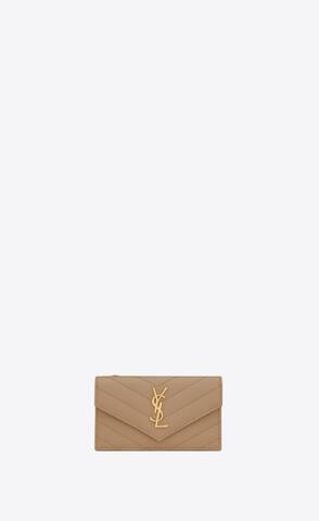 유럽직배송 입생로랑 카드케이스 SAINT LAURENT cassandre saint laurent matelassé fragments zipped card case with flap in grain de poudre embossed leather 612808BOW012346