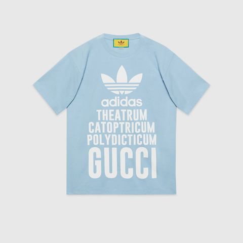 유럽직배송 구찌 티셔츠 GUCCI adidas x Gucci cotton jersey T-shirt 616036XJEW24709