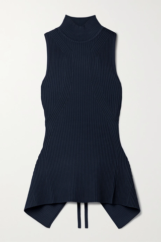 유럽직배송 컬트가이아 CULT GAIA Francesca cutout ribbed stretch-knit top 46376663162341752
