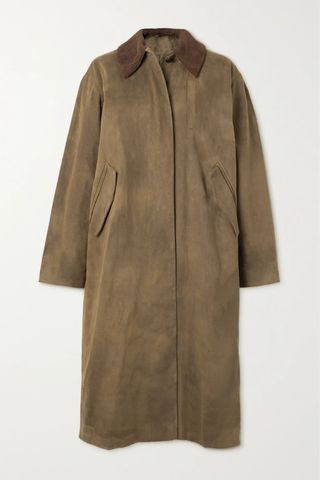 유럽직배송 홀츠베일러 코트 HOLZWEILER Diana corduroy-trimmed cotton-canvas coat 46376663162791557