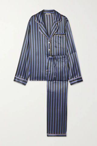 유럽직배송 모간레인 MORGAN LANE Tommy striped satin pajama set 45666037504988963