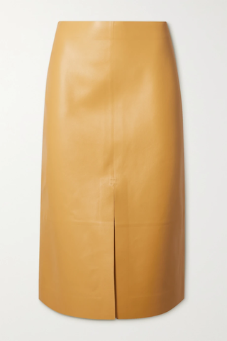 유럽직배송 끌로에 스커트 CHLOÉ Leather midi skirt 1647597276024278