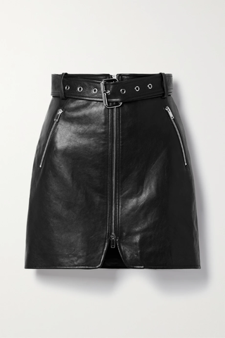 유럽직배송 카이트 미니스커트 KHAITE Luana belted leather mini skirt 46376663162769746
