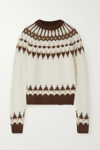 유럽직배송 생로랑 스웨터 SAINT LAURENT Intarsia wool-blend sweater 1647597276902759