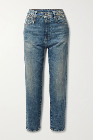 유럽직배송 알13 청바지 R13 Shelley distressed high-rise slim-leg jeans 46376663162686209