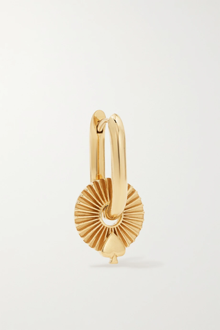 유럽직배송 파운드레 귀걸이 FOUNDRAE Reverie 18-karat gold single hoop earring 1647597291215022