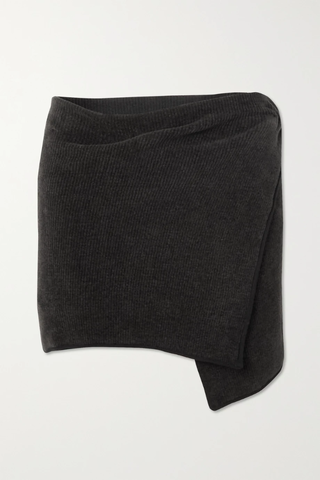 유럽직배송 자크뮈스 미니스커트 JACQUEMUS Bagnu wrap-effect cotton-blend chenille mini skirt 1647597285324318