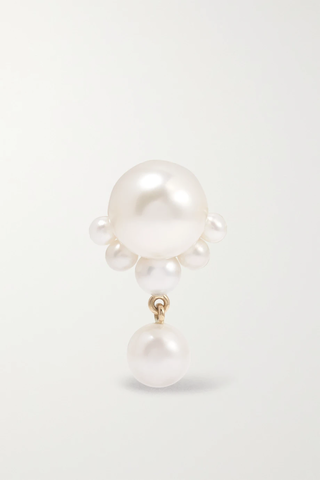 유럽직배송 소피빌리브라헤 귀걸이 SOPHIE BILLE BRAHE Mariage Perle 14-karat gold pearl single earring 1647597277486319