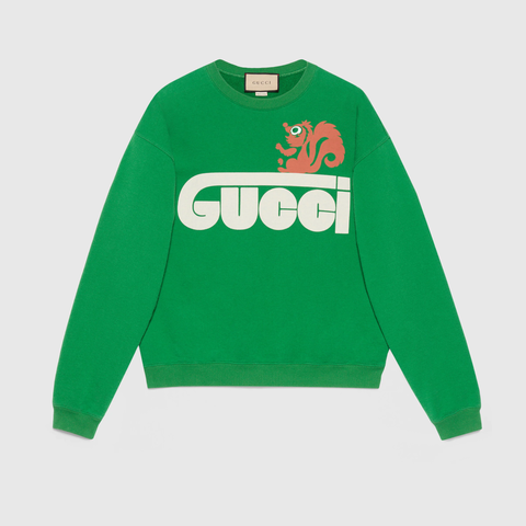 유럽직배송 구찌 GUCCI Retro Gucci skunk print sweatshirt 700119XJEUB3129