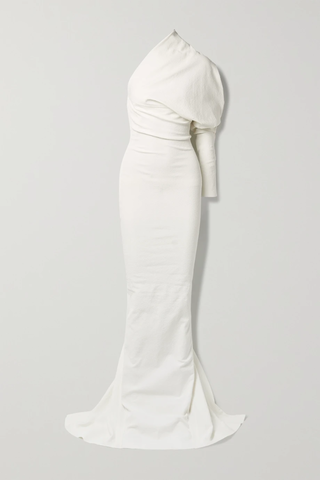 유럽직배송 릭오웬스 RICK OWENS Diana one-sleeve textured cotton-blend gown 1647597279036538